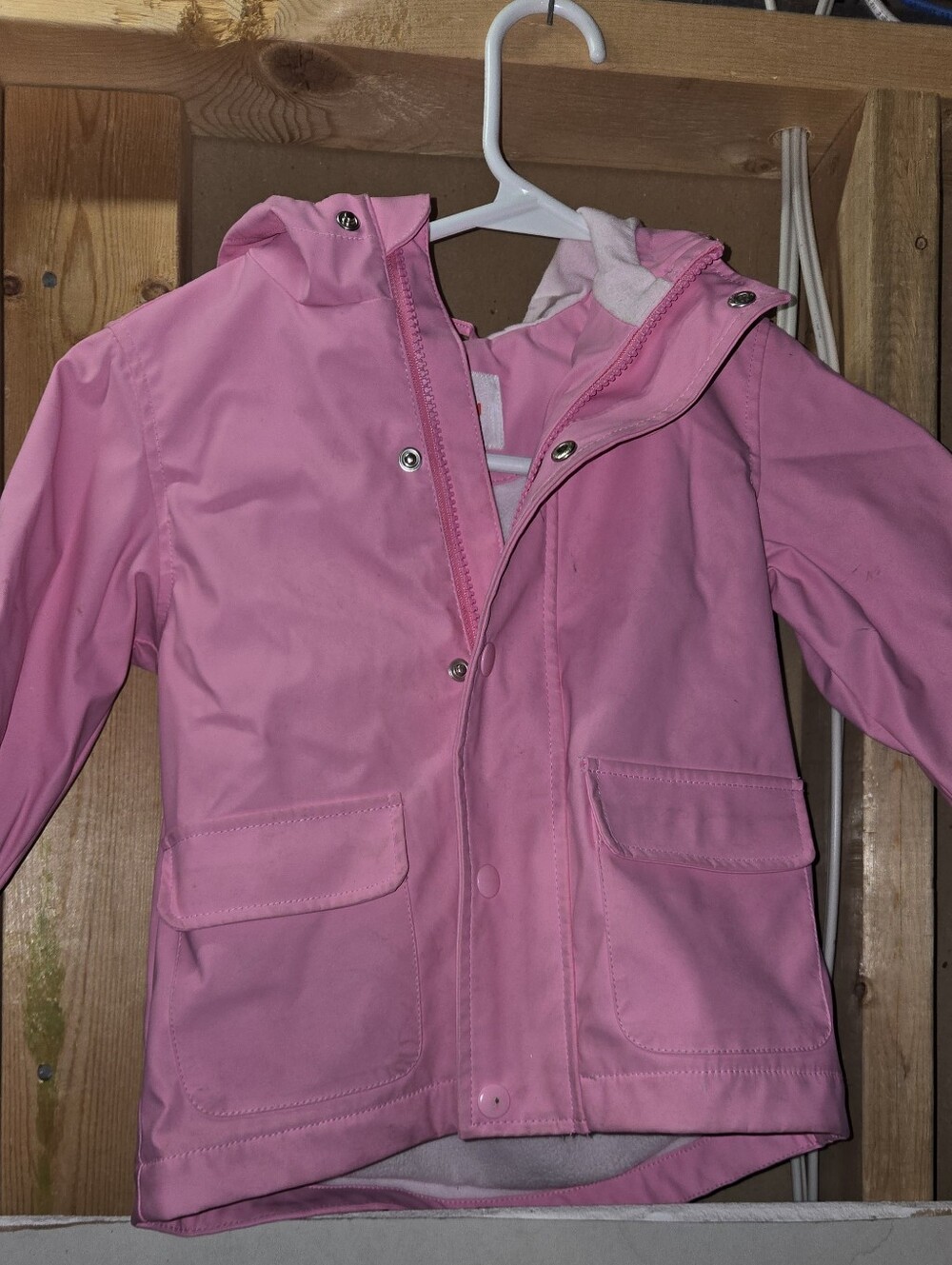 Joe Fresh Kids Pink Hooded Raincoat